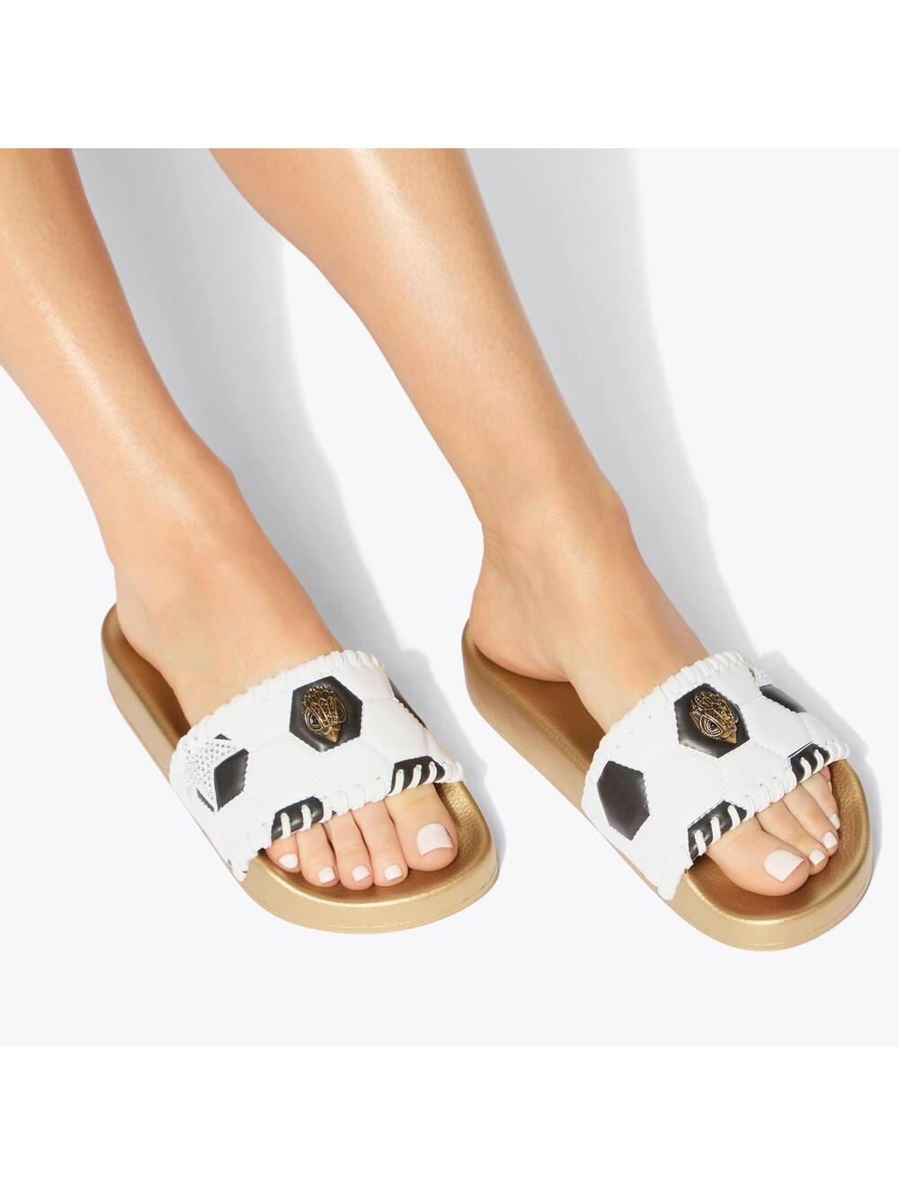 Kurt Geiger Meena Eagle Footy White/Black EU 36.5 / US 6